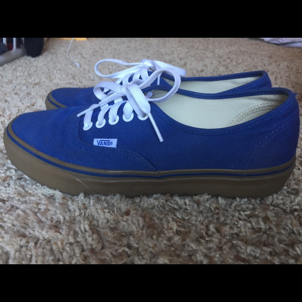 Blue Low Top Vans